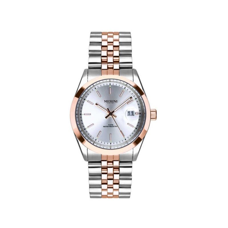 CHLAMYS COLOR ORO ROSA E ARGENTO